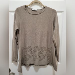 WHYCI Beige Sweater